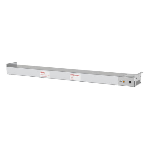 48 in. High Wattage Commercial Food Strip Warmer with Toggle Controls and Cord - 120V, 1200W, UL Listed in Stainless-Steel (KM-WSTRIP-48)