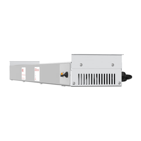48 in. High Wattage Commercial Food Strip Warmer with Toggle Controls and Cord - 120V, 1200W, UL Listed in Stainless-Steel (KM-WSTRIP-48)