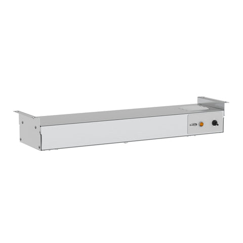 24 in. High Wattage Commercial Food Strip Warmer with Toggle Controls and Cord - 120V, 500W, UL Listed in Stainless-Steel (KM-WSTRIP-24)