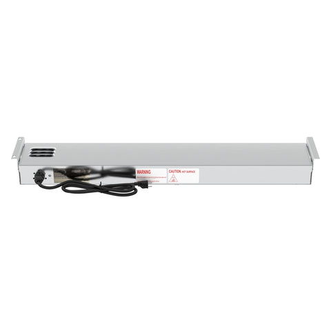36 in. High Wattage Commercial Food Strip Warmer with Toggle Controls and Cord - 120V, 850W, UL Listed in Stainless-Steel (KM-WSTRIP-36)