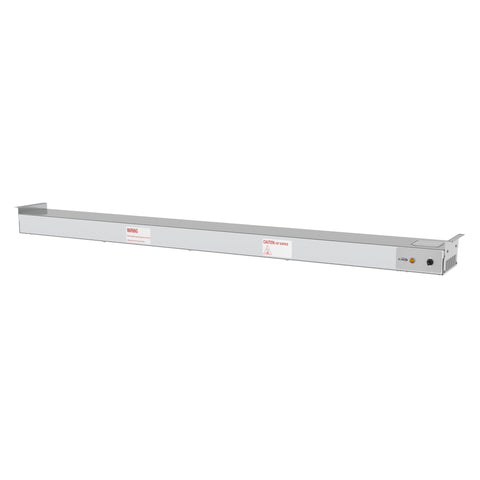 60 in. High Wattage Commercial Food Strip Warmer with Toggle Controls and Cord - 120V, 1550W, UL Listed in Stainless-Steel (KM-WSTRIP-60)