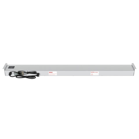 60 in. High Wattage Commercial Food Strip Warmer with Toggle Controls and Cord - 120V, 1550W, UL Listed in Stainless-Steel (KM-WSTRIP-60)