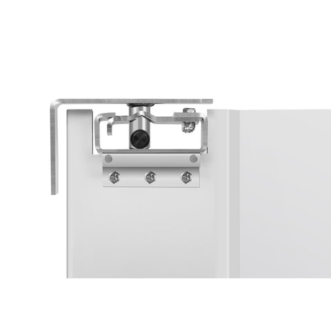 Commercial Double Aluminum Swinging Traffic Door with 9 In. x 14 In. Window - 72 In. x  84 In. Door Opening (KM-SWD36X2)