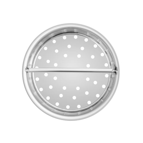 12" x 84" Stainless Steel Floor Trough Drain, 14-Gauge with Subway-Style Grating & Removable Drain Basket, NSF Listed (KM-FTG-1284)