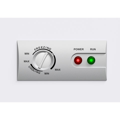 33 in. Flat Top Ice Cream Display Freezer, 7 cu. ft. Capacity in White (KM-ICD-7C)