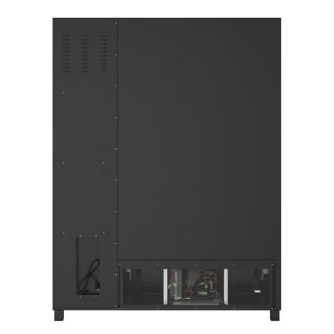 Snack Vending Machine with 21.5 Inch Touch Display, 66 Slots and Elevator-Lift Dispensing System,Refrigerated, Bill and Coin Acceptor, Credit Card Reader, Wifi and 4G Connectivity in Black (KM-VMRWT-66EBCR)