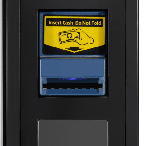Refrigerated Snack and Drink Vending Machine with 60 Slots and Coin/Bill Acceptor in Black (KM-VMR-40-BC)