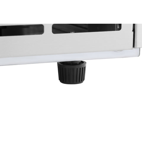 18 in. 100 lbs./24 hrs. Commercial & Residential Crescent Ice Maker with 30 lbs. of Storage Capacity in Stainless-Steel (KM-CIM100-CRSS)