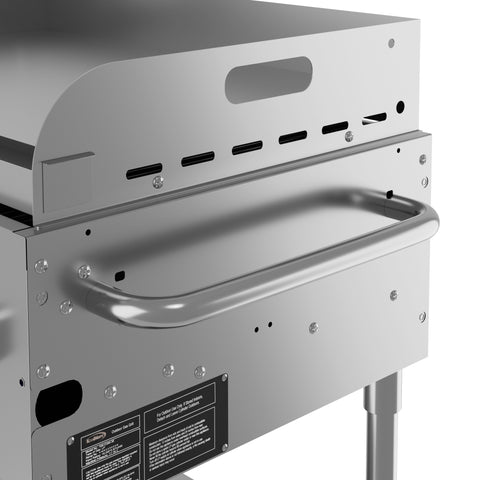 36 in. Commercial Outdoor Propane Grill with Griddle in Stainless-Steel, ETL Listed