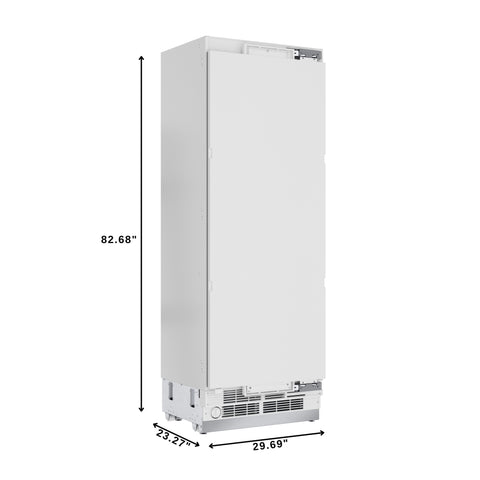 KoolMore Reserve Panel Ready 30 in. Refrigerator Column with 16.6 Cu. Ft. Capacity, Water Dispenser, Frost Free, ETL Listed, Energy Star (KM-PRC-R30)