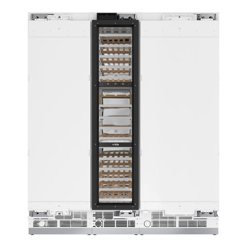 KoolMore Reserve Panel Ready  Column 30 in. Refrigerator, 18 in. Wine Cooler and 24 in. Freezer Combo, Frost Free, Water and Ice Dispenser, ETL Listed, Energy Star (KM-PRC-R30F24W)