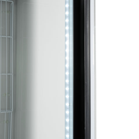 31 in. 25 cu. ft. Commercial Indoor Glass-Door Ice Merchandiser Freezer in Black (KM-IM31-1GD)