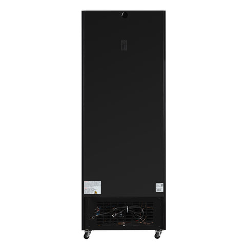 31 in. 25 cu. ft. Commercial Indoor Glass-Door Ice Merchandiser Freezer in Black (KM-IM31-1GD)