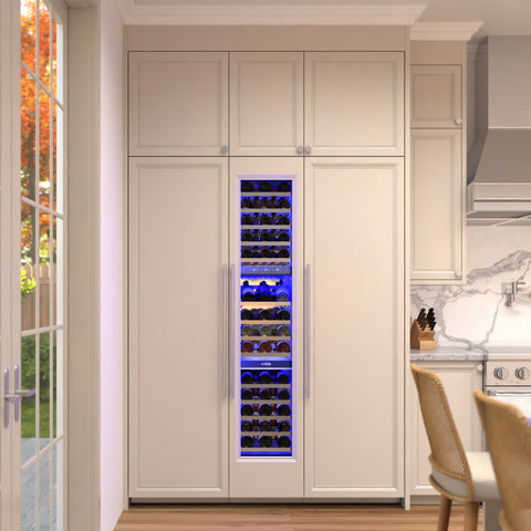 KoolMore Reserve Panel Ready  Column 24 in. Refrigerator, 18 in. Wine Cooler and 24 in. Freezer Combo with Water and Ice Dispenser, ETL Listed, Energy Star (KM-PRC-R24F24W)