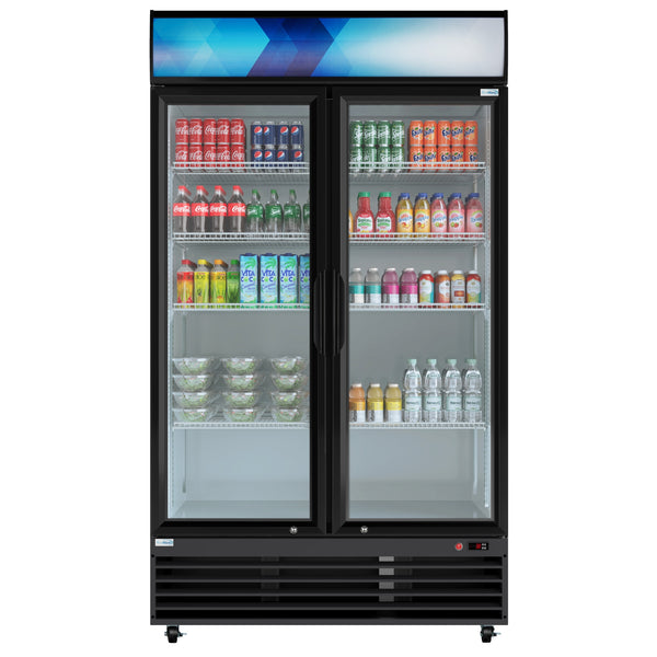 45 in. Two Glass Door Merchandiser Refrigerator - 35 Cu. Ft. (MDR