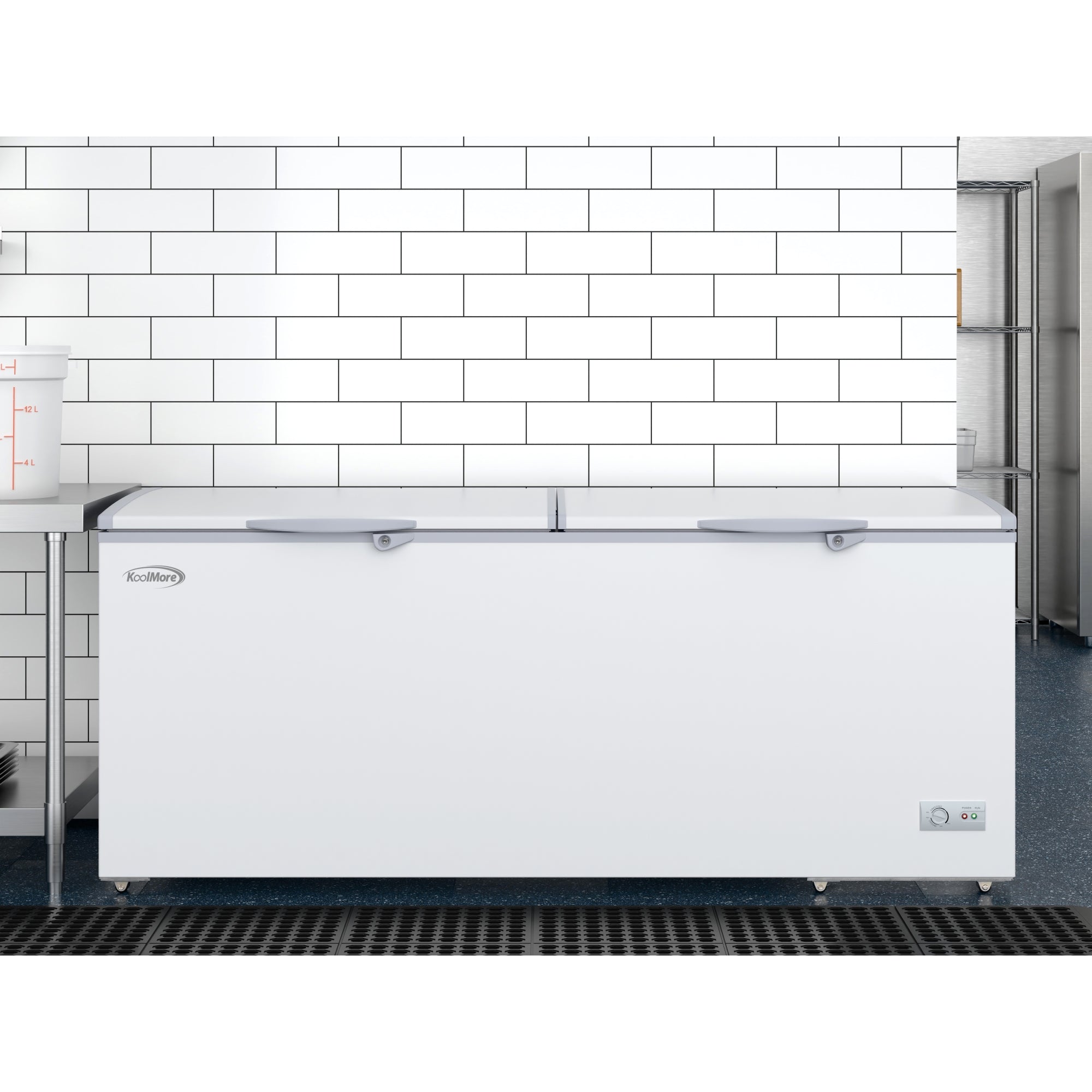 Freezer 20 76 in. Commercial Chest Freezer 20 cu ft. SCF-20C. – Koolmore