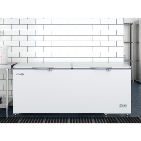76 in. Commercial Chest Freezer 20 cu ft. SCF-20C.