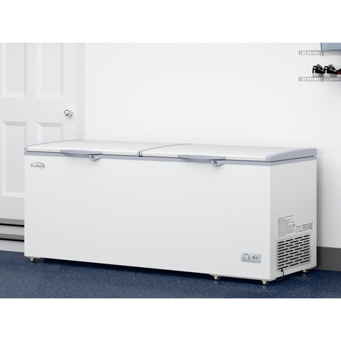 76 in. Commercial Chest Freezer 20 cu ft. SCF-20C.