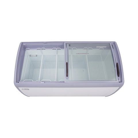 60 in. Display Ice Cream Freezer - 16 cu ft. MCF-16C.