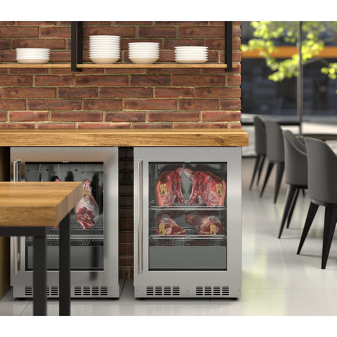 Reserve 24 in. Commercial and Residential Undercounter Dry Aging Refrigerator in Stainless Steel (KM-DAR-34SS)