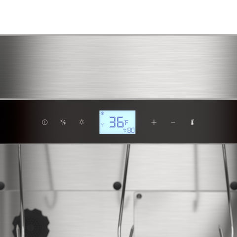 Reserve 24 in. Commercial and Residential Undercounter Dry Aging Refrigerator in Stainless Steel (KM-DAR-34SS)
