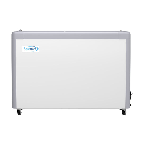 50 in. 9-Pan Gelato Dipping Cabinet Display Freezer with Sliding