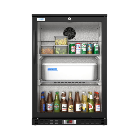 24 in. One-Door Back Bar Refrigerator - 4.1 Cu Ft. BC-1DSW-BK