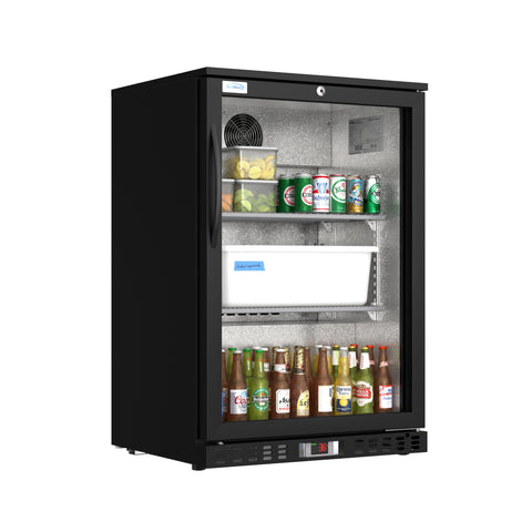 24 in. One-Door Back Bar Refrigerator - 4.1 Cu Ft. BC-1DSW-BK