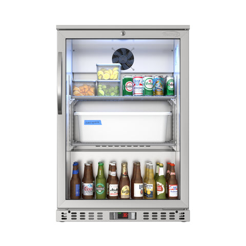 24 in. One-Door Back Bar Refrigerator - 4.1 Cu Ft.
