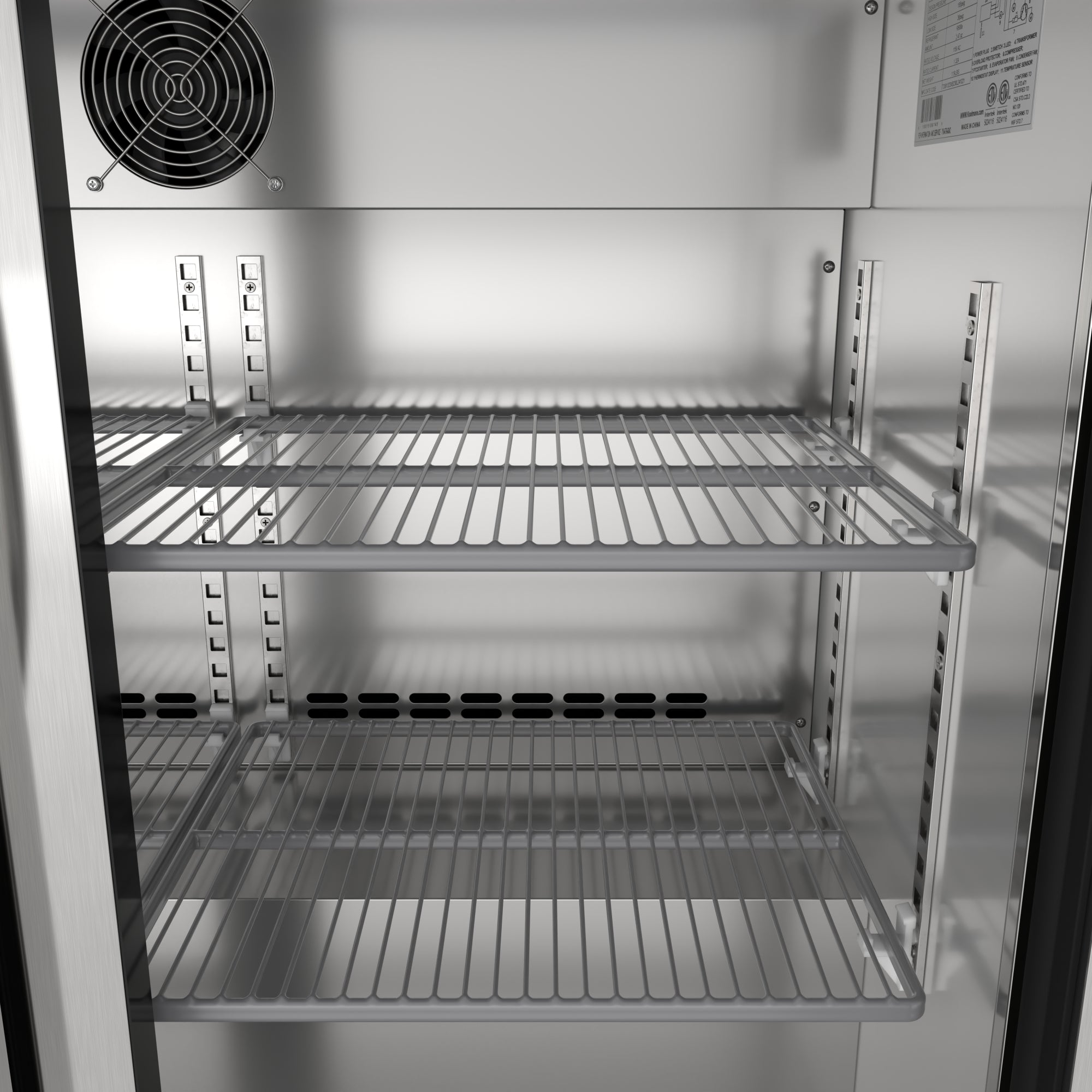 35 in. Two-Door Back Bar Refrigerator - 7.4 Cu Ft. – Koolmore