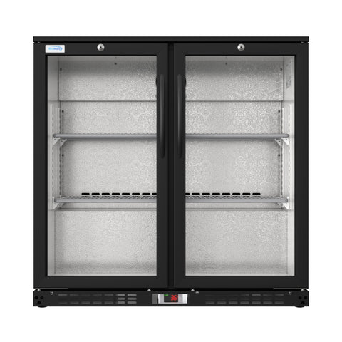 35 in. Two-Door Back Bar Refrigerator - 7.4 Cu Ft.