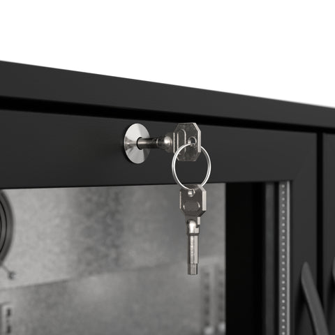 53 in. Three-Door Back Bar Refrigerator - 11 Cu Ft. BC-3DSW-BK