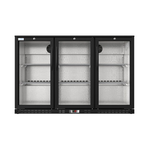 53 in. Three-Door Back Bar Refrigerator - 11 Cu Ft. BC-3DSW-BK