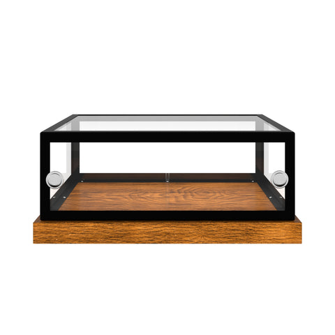 20 in. Wood and Tempered Glass Pastry Dry Bakery Display Case