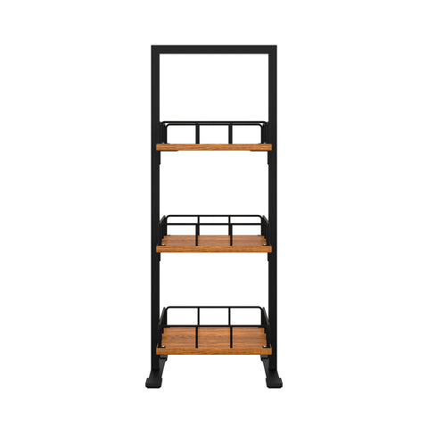 12 In. 3-Tier Wooden Bakery, Supermarket & Cafe Display Case