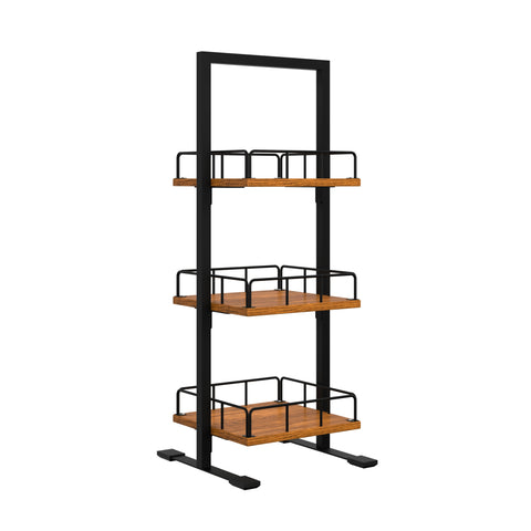 12 In. 3-Tier Wooden Bakery, Supermarket & Cafe Display Case