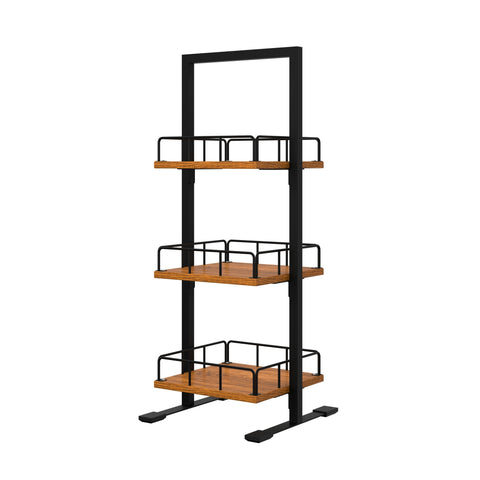 12 In. 3-Tier Wooden Bakery, Supermarket & Cafe Display Case