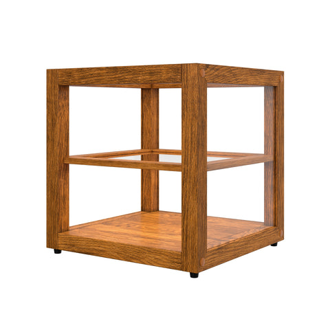 15 In. Artisan Light Wooden & Tempered Glass Dry Bakery Display Case