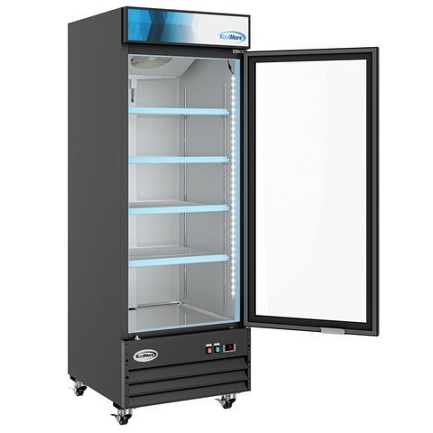 28 in. One-Door Merchandiser Refrigerator - 23 Cu Ft. MDR-1GD-23C