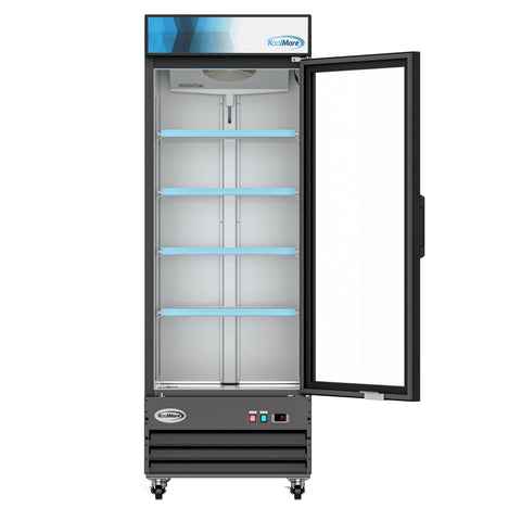 28 in. One-Door Merchandiser Refrigerator - 23 Cu Ft. MDR-1GD-23C