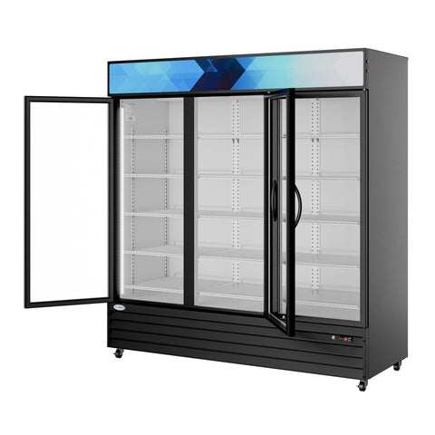 71 in. Three-Door Merchandiser Refrigerator - 56 Cu. Ft. MDR-3GD-63C