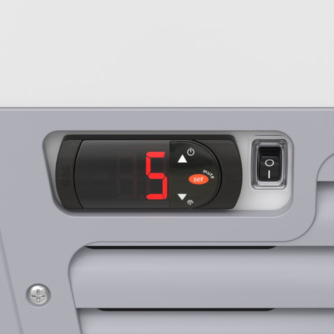 70 in. 14-Pan Gelato Dipping Cabinet Display Freezer with Sliding Glass Door and Sneeze Guard, 20 cu. ft. (KM-GDC-71SD-FG)