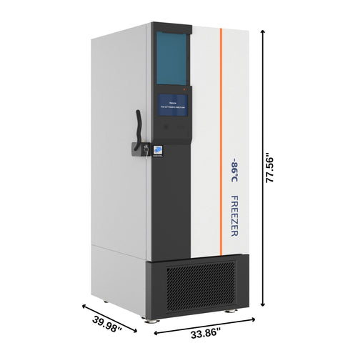 20 cu. ft. -86 C Ultra-Low Temp Lab Medical Freezer with Lock and Touch Screen, UL Listed in White (KM-PHF-20CUL)