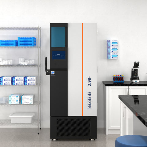 20 cu. ft. -86 C Ultra-Low Temp Lab Medical Freezer with Lock and Touch Screen, UL Listed in White (KM-PHF-20CUL)