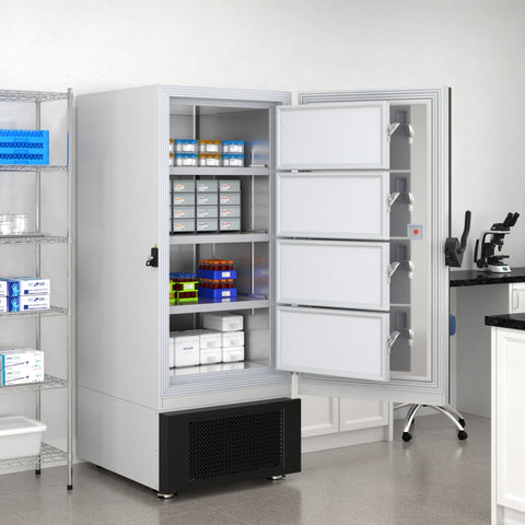 20 cu. ft. -86 C Ultra-Low Temp Lab Medical Freezer with Lock and Touch Screen, UL Listed in White (KM-PHF-20CUL)