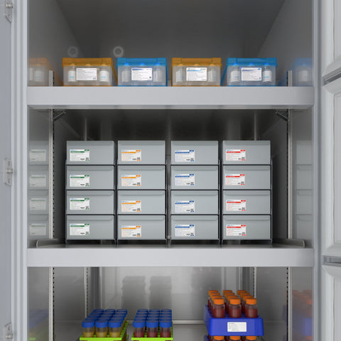 20 cu. ft. -86 C Ultra-Low Temp Lab Medical Freezer with Lock and Touch Screen, UL Listed in White (KM-PHF-20CUL)