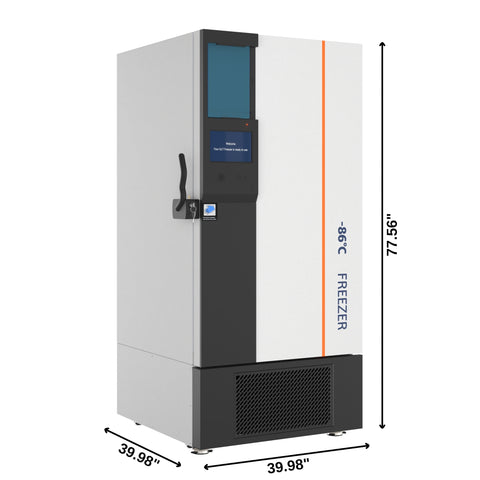 25 cu. ft. -86 C Ultra-Low Temp Lab Medical Freezer with Lock and Touch Screen, UL Listed in White (KM-PHF-25CUL)