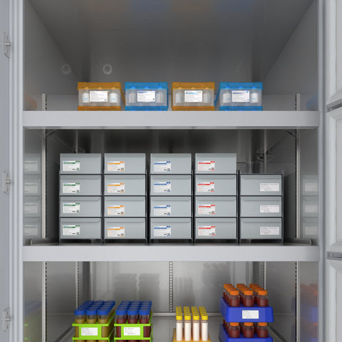 25 cu. ft. -86 C Ultra-Low Temp Lab Medical Freezer with Lock and Touch Screen, UL Listed in White (KM-PHF-25CUL)