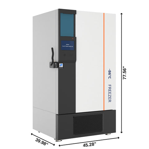 30 cu. ft. -86 C Ultra-Low Temp Lab Medical Freezer with Lock and Touch Screen, UL Listed in White (KM-PHF-30CUL)