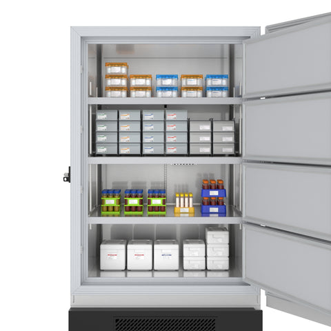 30 cu. ft. -86 C Ultra-Low Temp Lab Medical Freezer with Lock and Touch Screen, UL Listed in White (KM-PHF-30CUL)